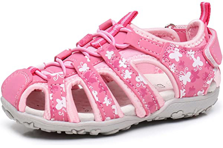 Picture of B183740 GIRLS HIGH QUALITY - SOFT INSOLE SANDALS WITH VELCRO
